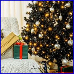 7.5 FT Tall PreLit Artificial Christmas Tree with Realistic Branches, 500 LEDs
