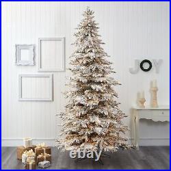 7.5' Flocked Grand Northern Rocky Fir Artificial Christmas Tree. Retail $1369 7.5' Flocked Grand Northern Rocky Fir Artificial Christmas Tree. Retail $1369