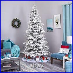 7.5' Flocked Grand Northern Rocky Fir Artificial Christmas Tree. Retail $1369 7.5' Flocked Grand Northern Rocky Fir Artificial Christmas Tree. Retail $1369