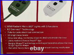 7.5 Foot Artificial Christmas Tree Aspen Pre Lit 1850 Radiant Micro LED Lights