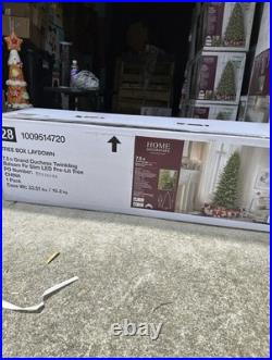 7.5 Ft. Grand Duchess Balsam Slim Christmas Tree 950 LED Color Changing Lights