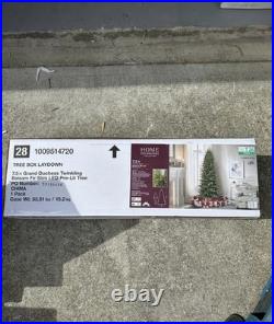 7.5 Ft. Grand Duchess Balsam Slim Christmas Tree 950 LED Color Changing Lights