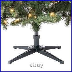 7.5' Pre-Lit Birchwood Fir Green Artificial Christmas Tree With Warm LED Lights