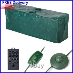 7.5' Pre-Lit Christmas Tree 800 Color Changing LED Lights Remote Storage Bag New