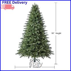 7.5' Pre-Lit Christmas Tree 800 Color Changing LED Lights Remote Storage Bag New