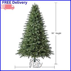 7.5' Pre-Lit Christmas Tree 800 Color Changing LED Lights Remote Storage Bag New