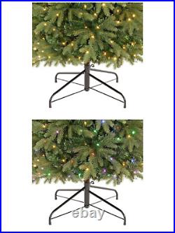 7.5' Pre-lit Jackson Noble Fir Slim Tree 700 Led Color Changing Micro Dot Lights