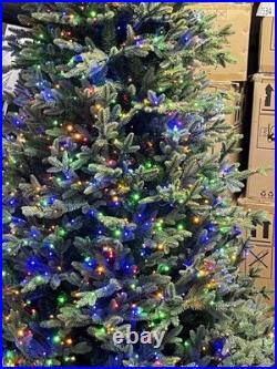 7.5' Pre-lit Radiant Micro LED Color White Twinkle Artificial Christmas Tree 7.5