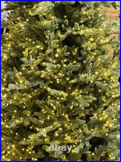 7.5' Pre-lit Radiant Micro LED Color White Twinkle Artificial Christmas Tree 7.5