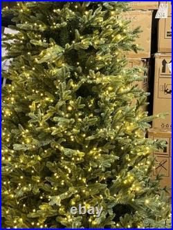 7.5' Pre-lit Radiant Micro LED Color White Twinkle Artificial Christmas Tree 7.5