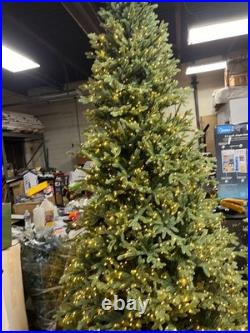 7.5' Pre-lit Radiant Micro LED Color White Twinkle Artificial Christmas Tree 7.5