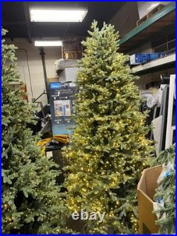 7.5' Pre-lit Radiant Micro LED Color White Twinkle Artificial Christmas Tree 7.5