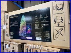 7.5' Pre-lit Radiant Micro LED Color White Twinkle Artificial Christmas Tree 7.5