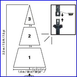 7.5' Pre-lit Radiant Micro LED with Twinkle Premium Artificial Christmas Tree