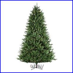 7.5' Slim Glendale Artificial Pine Christmas Tree Pre-Lit Multi-Color Lights