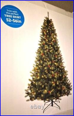 7.5-foot pre-lit Englman Spruce Artificial Christmas Tree