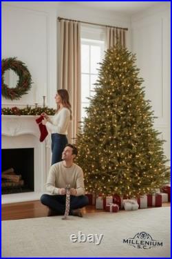 7.5 ft. Eastcastle Balsam Fir LED Pre-Lit Artificial Christmas Tree-1,200 Lights