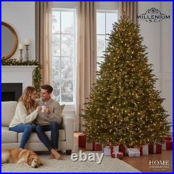 7.5 ft. Eastcastle Balsam Fir LED Pre-Lit Artificial Christmas Tree-1,200 Lights