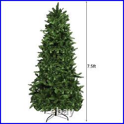 7.5 ft Pre-Lit Artificial Christmas Tree with LED Lights & 1346 Branch Tip US