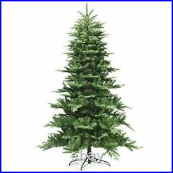 7.5 ft Pre-Lit Aspen Fir Hinged Artificial Christmas Tree with 700 LED Lights SP