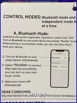 7.5 ft Pre-Lit Boone Spruce Artificial Christmas Tree with 7 Color Music Lightshow