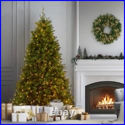 7.5 ft. Pre-Lit Dunhill Fir Tree with Dual Color LED Lights National Tree Co
