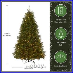 7.5 ft. Pre-Lit Dunhill Fir Tree with Dual Color LED Lights National Tree Co