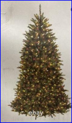 7.5 ft. Pre-Lit Dunhill Fir Tree with Multicolor, Clear Spectrum Lights, Plug-In