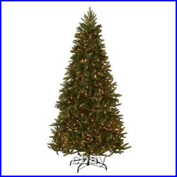 7.5 ft. Pre-Lit Grande Fir Medium Tree with Clear Lights, Plug-In