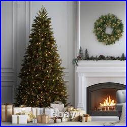 7.5 ft. Pre-Lit Grande Fir Medium Tree with Clear Lights, Plug-In