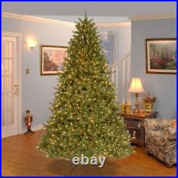 7.5 ft. Pre-Lit Grande Fir Medium Tree with Clear Lights, Plug-In