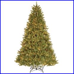 7.5 ft. Pre-Lit Grande Fir Medium Tree with Clear Lights, Plug-In