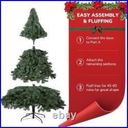 7.5 ft Pre-Lit LED Fir Christmas Tree Prelit with 400 ct