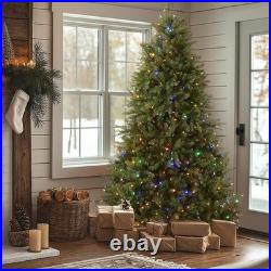 7.5 ft Pre-Lit LED Grand Duchess Balsam Fir Christmas Tree? Free Shipping