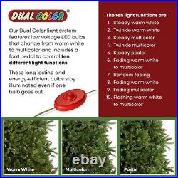 7.5 ft Pre-Lit LED Grand Duchess Balsam Fir Christmas Tree? Free Shipping