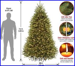 7.5 ft Pre-Lit LED Grand Duchess Balsam Fir Christmas Tree? Free Shipping