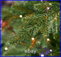 7.5 ft. Pre-Lit LED Grand Duchess Twinkling Fir Slim Artificial Christmas Tree 7.5 ft. Pre-Lit LED Grand Duchess Twinkling Fir Slim Artificial Christmas Tree