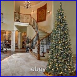 7.5 ft. Pre-Lit Oakley Hills Slim Tree with LED Lights, Plug-In