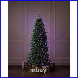 7.5 ft SMART Grand Duchess Twinkling Balsam Fir Slim LED Pre-Lit Tree T26