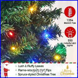 7.5 inch Prelit Christmas Tree withLED Lights & Stand for Holiday Decor 7.5 inch Prelit Christmas Tree withLED Lights & Stand for Holiday Decor