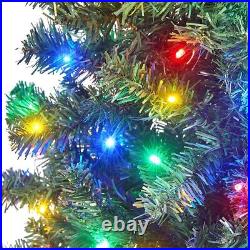 7.5 inch Prelit Christmas Tree withLED Lights & Stand for Holiday Decor 7.5 inch Prelit Christmas Tree withLED Lights & Stand for Holiday Decor