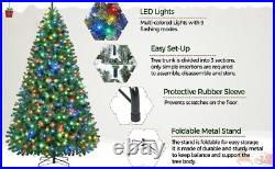 7.5 inch Prelit Christmas Tree withLED Lights & Stand for Holiday Decor 7.5 inch Prelit Christmas Tree withLED Lights & Stand for Holiday Decor