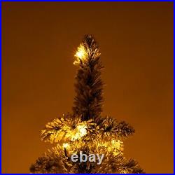 7.5ft Artificial Holiday Standing Xmas Christmas Tree 400 Decor Lights New Year