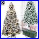 7_5ft_Artificial_Pre_lit_Christmas_Tree_Xmas_Snow_Flocked_Hinged_Bushy_Decor_01_tjpe