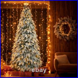 7.5ft Christmas Tree Decorated Trees with 400 LED Lights 7.5ft Christmas Tree Decorated Trees with 400 LED Lights