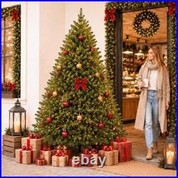 7.5ft Christmas Tree Pre-Lit Artificial Green with 1450 Branch Tip & 450 LED light
