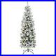7_5ft_Pre_Lit_Artificial_Snow_Flocked_with_350_Clear_Lights_Christmas_Decoration_01_ohs