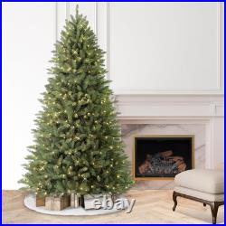 7.5ft Pre-Lit Fraser Fir Christmas Tree with 600 Clear Lights Elegant Green