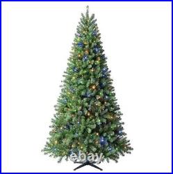 7.5ft. Pre-Lit Whistler Pine Artificial Christmas Tree, Color Changing LED Light