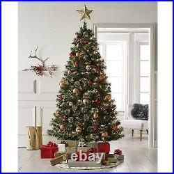 7.5ft Pre-lit Artificial Christmas Tree Full Virginia Pine Clear Lights